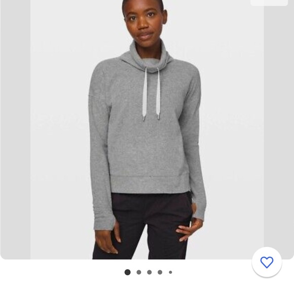 NWOT Lululemon go forward Grey fleece pullover sweatshirt perfect condition sz 4 - Picture 1 of 9